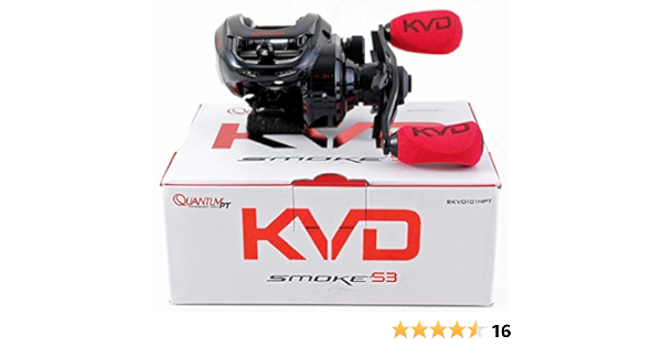 quantum kvd smoke s3 baitcast reel