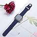 Hamile Wristbands Compatible for Fitbit Versa & Fitbit Versa Lite, Soft Silicone Sport Replacement Band Strap for Fitbit Versa Smartwatch, Small, Navy Blue