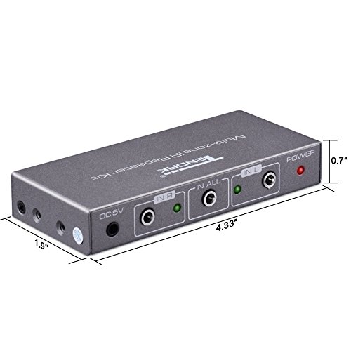 IR Repeater, Tendak IR Remote Control Extender Emitter Kit for Cable Box, Home Theater, Xbox One, Roku, Nvidia Shield and All IR Controlled AV Devices (6 Input 3 Output) - Thumbnail 2
