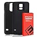 SHENMZ Samsung Galaxy S5 Battery, 7800mAh Extended Battery Replacement and Black Back Cover and TPU Case for The Galaxy S5 [I9600, G900F, G900V (Verizon), G900T (T-Mobile), G900A (at&T)]