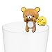 Kitan Club Putitto San-X Rilakkuma Cup Toy - Blind Box Includes 1 of 5 Collectable Figurines - Hangs on Thin, Flat Edges - Authentic Japanese Design - Made from Durable Plastic