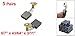 uxcell 5 Set 7 x 17 x 18mm Carbon Brushes 999044 for Hitachi Power Tool