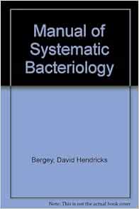 Bergeys Manual of Systematic Bacteriology (4 Vol. Set): 9780683041125