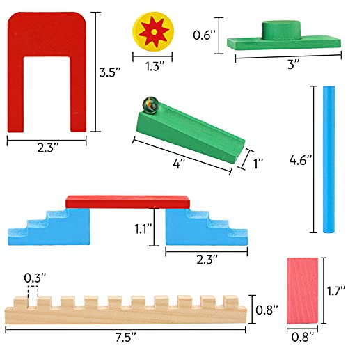 MCPINKY Super Domino Blocks, 720PCS+ Domino Starter Kit Bulk Dominoes Wooden Domino Blocks Colored Dominoes Building Block Tile Game Racing Educational Toy