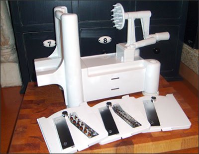 New and Essential Spiralizer Tri-Blade Spiral Vegetable Slicer