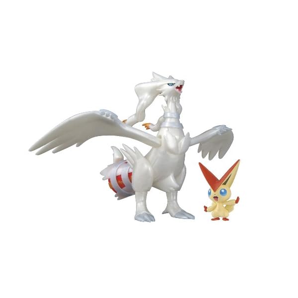 Pokemon Plamo Collection (Pokebla) Plastic Model Kit / Modellbausatz Figuren Set: Victini and the White Hero Reshiram…