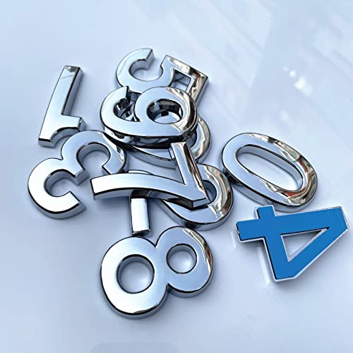 Self Stick Mailbox Numbers, 2 Inch House Door Address Number Stickers