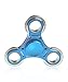 LOLLDEAL EDC Fidget Spinner High Speed Stainless Steel Bearing Helps Focus, Stress, Anxiety, Boredom (Blue)