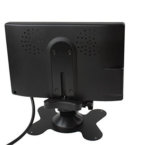 ePathChina® 7" TFT LCD Color 2 Video Input Car RearView Headrest Monitor DVD VCR Monitor With Remote and Stand & Support Rotating The Screen