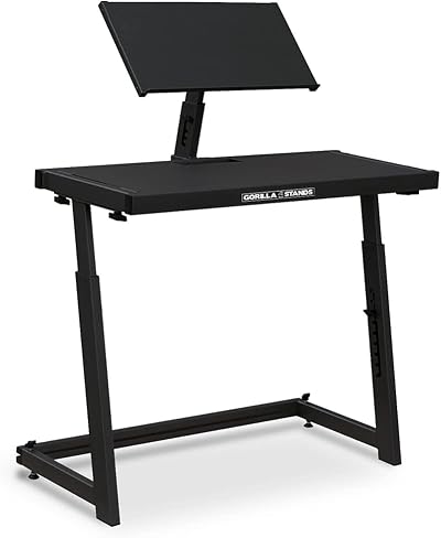 Gorilla Stands DS-1 DJ Deck Stand CDJ Controller Laptop Workstation