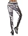 Yoga Reflex Women's Active Printed Yoga Running Workout Leggings Pants (XS-2XL)