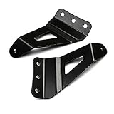 AGPtek 50-Inch Upper Windshield Brackets for Curved Light Bars, for 2007-2013 Chevrolet Chevy and GMC