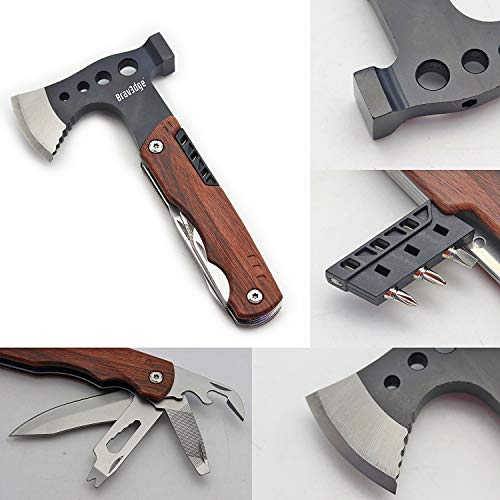 Multitool Axe Hatchet, Personalized Pocket Gift for Men, Tool Unique