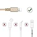 Lightning Cable,KOQIDA iPhone Charger 3PACK(6FT) Extra Long Nylon Braided Cord Syncing and Fast Charging Cables Compatible with iPhone XS MAX/XR/XS/X/8/7/Plus/6S/6/SE/5S/5C/iPad