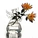 Syaglass Set of 4 Cute Clear Glass Angel Shape Flower Plant Hanging Vase Wedding Decor