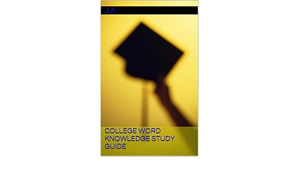 Manual College Word Knowledge Study Guide - 