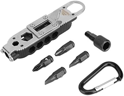 Multi-function Stainless Steel Screwdriver with LED Light Repair Tool Bottle Opener
