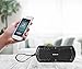 Nekteck Portable Wireless Bluetooth Speaker with 10W Audio Output, IP65 Water Resistant & Dustproof, Shockproof Design, Built-in Mic, USB Charging Port for Phones - Black