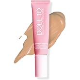 Doll 10 TCE Liquid Filter &ndash; CC Cream - Liquid Foundation - Lightweight Tinted Moisturizer &amp; Skin Tint - Blurs Pores &amp; Fine Lines - Vegan - Clean Makeup - [Light/Medium] - 30 Day Supply