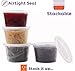 Stack Man 240 Pack-16 oz Plastic Food Storage Containers with Lids Meal Prep | BPA Free | Stackable | Leakproof | Microwave | Dishwasher | Freezer Safe, 16 oz, Clear