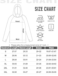 Men's Sun Protection Hoodie Shirt UPF 50+ Long