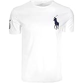 POLO RALPH LAUREN Big Pony Crew Neck T-Shirt Summer 2021 (White, Large)