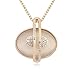 Alvdis Fashion Jewelry Stone Style Sterling Cats Eye Long Sweater Chain Pendant Necklace, 30"