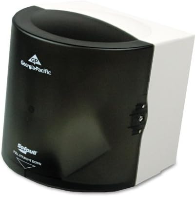 Georgia Pacific 58201 Center Pull Hand Towel Dispenser, 10 7/8w x 10 3/8d x 11 1/2h, Smoke