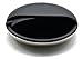 PuTwo Pill Organizer for Purse, Small Travel Pill Case, Round Metal Pill Box-Black