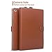 iPad Air 2 Case, Cambond Ultra Slim Light Weight Sleep Awake Smart Stand Case Cover with Card Slots and Stylus Holder, Protective Premium PU Leather Case Only for Apple iPad Air 2 (iPad 6), Brown