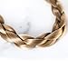 Madison Braids Women's Headband Hair Braid Natural Looking Synthetic Hair Piece Extension - Olivia - Sunset Blonde
