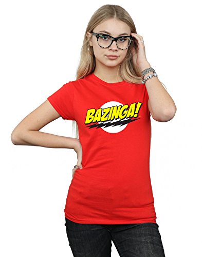 Absolute CultThe Big Bang Theory Women's Sheldon Bazinga T-Shirt