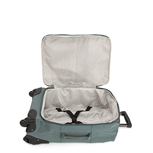 Kipling Darcey Softside Spinner Wheel Luggage, Light Aloe, CarryOn 22