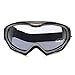 CarBoss Motorcycle Goggles Anti-Fog/UV Eye Protection Fitover Glasses Goggle Military Combat Eyewear Tactical Goggles Outdoor Sunglasses for Motocross Cycling, Skiing (Black Frame Grey Len)
