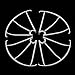 XiaoPengYo Spare Parts Propellers + Landing Skids + Blade Protecting Frame Propeller Protecting Frame Compatible for Syma X5 X5C X5C-1 X5A Quadcopter