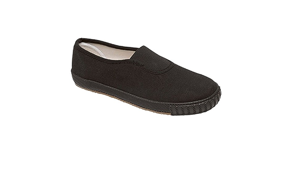Kids Sports Gym Wear Plimsolls Shoes 