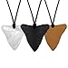 Panny & Mody 3 Pack Shark Tooth Sensory Chew Necklace for Kids, Designed for Teething, Autism, Biting, Chewing - Silicone Oral Sensory Chewy Teether Pendant Jewelry for Boys and Girls