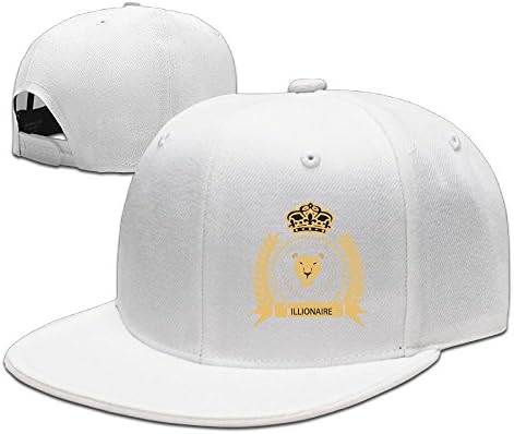 Lion King Crown Classic Snapback Hat Blank Cap - Cotton &amp; Wool Blend Flat Visor