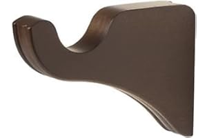 Kirsch Wood Trends Classics 3 1/2" Return Center Bracket for 1 3/8" pole, Mahogany (MPN# 5611EG083)