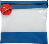 Lyle Seeyourstuff Clear Storage Bag, 10-Inch by 11-Inch, Royal