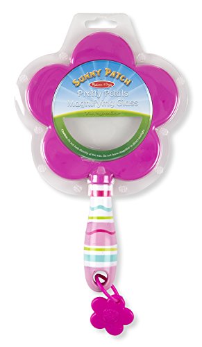 Melissa & Doug Sunny Patch Pretty Petals Flower Magnifying Glass With Shatterproof Lens