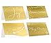 24 Premium Christmas Cards - Fancy Gold Foil Christmas Cards in 24 Elegant Gold Designs (12 Black & Gold Christmas Cards, 12 White & Gold Christmas Cards) Elegant Holiday Cards - 4 x 6 inches
