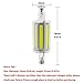 2 Pack, R7S 78mm COB LED Bulbs - Daylight 6000K - 8W / 500LM - Not Dimmable - AC85-265V - J Type Double Ended 70W R7S J78 Halogen Bulb Replacement