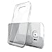 Galaxy S6 Case, Enther [Ultimate Cushion] Slim Scratch/Dust Proof Hybrid Transparent Clear Case with Shock Absorb Trim Bumper - Authentic Retail Packaging - for Samsung Galaxy S6