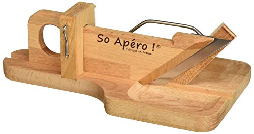 So Apéro ! Guillotine à Saucisson - L'Originale - Fabrication 100% Française - L'authentique Guillotine à Saucisson conçue en Savoie