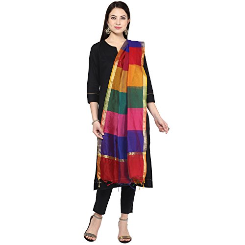 Multicoloured Versatile Silk Dupatta