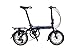 SOLOROCK Pace 3.0 14″ 3 Speed Aluminum Folding Bike – Super Compact (Matt BK)thumb 1