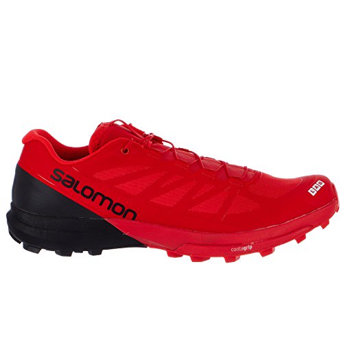Salomon Unisex S-Lab Sense 6 SG Running Sneakers, Red Mesh, Manmade, Rubber, 10 D Salomon Unisex S-Lab Sense 6 SG Running Sneakers, Red Mesh, Manmade, Rubber, 10 D