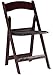 Flash Furniture Hercules™ Series Folding Chair - Red Mahogany Resin – 1000LB Weight Capacity Comfortable Event Chair - Light Weight Folding Chair