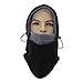 Magisor Thermal Balaclava for Neck Warmer - Winter Snowboard Ski Mask - Outdoor Cycling Motorcycle Full Face Mask - Camping Warm Windproof Hood Cap Women Men (Black Grey)